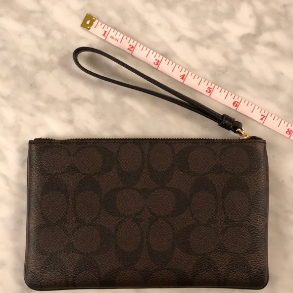 Coach Brown & Black wristlet NWT - Picture 3 of 5